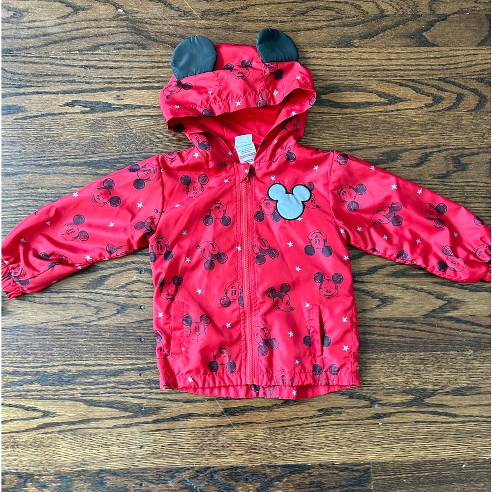 Disney Mickey Mouse raincoat 3T